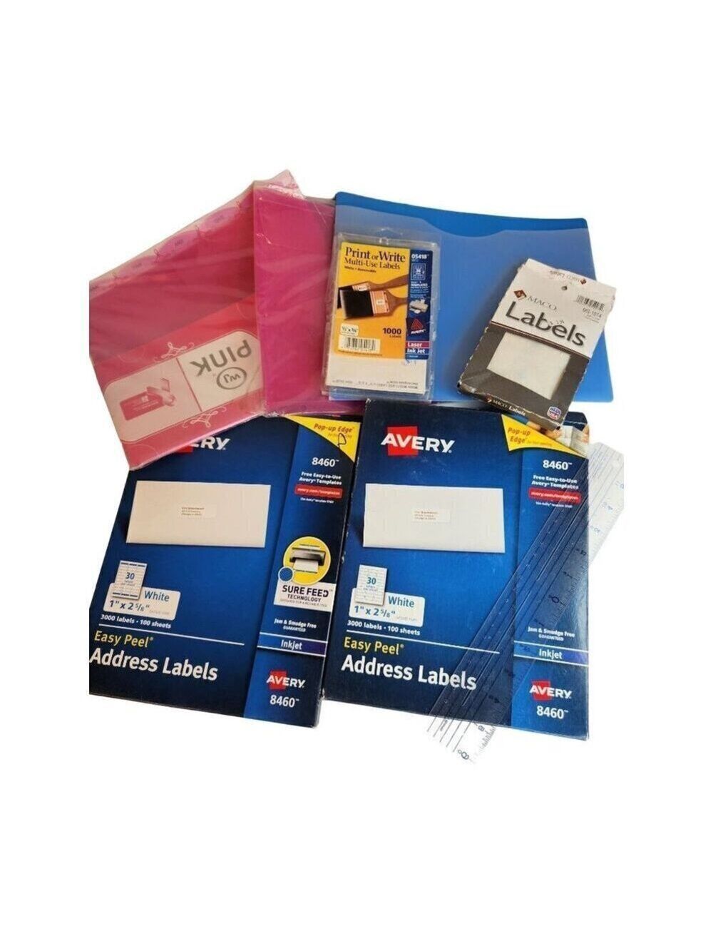 Avery & MACO Label inkjet 8460 Assortment: Address Multi-Use & Index Tab Divider